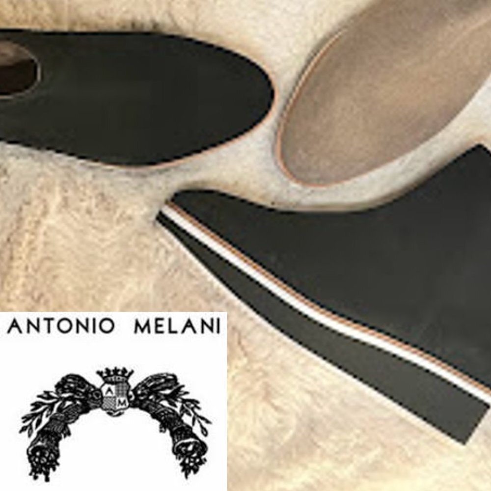 🎩🗝️ NWOB ANTONIO MELANI, the Brexton Suede Wedge Booties